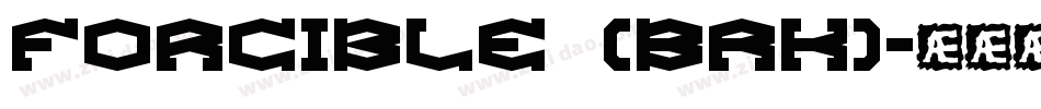 Forcible (BRK)字体转换